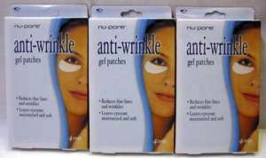 12 Nu Pore ANTI WRINKLE Gel Patches Anti Aging NEW  