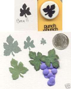 Small PB Grape Punch Quilling Scrapbook Cardcrafting  