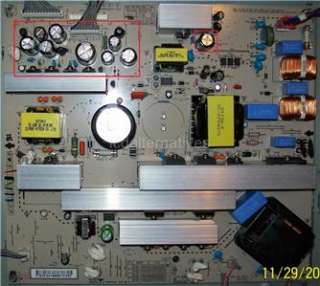 Repair Kit, LG 37LC7D, LCD TV, Capacitors  