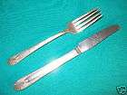 1939 Crown Silverplate Radiance Youth Knife and Fork  