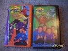 LOT 2 WIGGLES VHS MOVIE TAPES WHOO HOO WIGGLY GREMLINS & YUMMY 