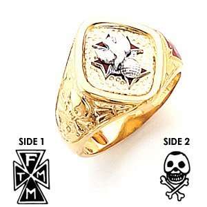  4th Degree Knights of Columbus Ring   14k Gold/14kt yellow 