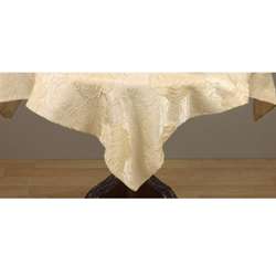 Champagne Rose Square Tablecloth  