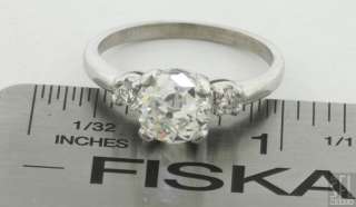   PLATINUM 1.69CT VS DIAMOND WEDDING ENGAGEMENT RING 1.51CT CENTER