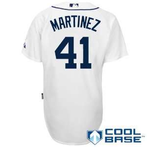  Detroit Tigers Authentic Victor Martinez Home Cool Base 