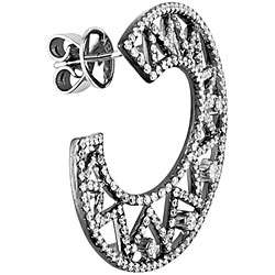 18k White Gold 2ct TDW Diamond Earrings (GHI, SI)  Overstock