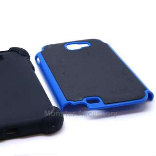   Double Layer Hard Case Gel Cover For Samsung Galaxy Note N7000 AT&T