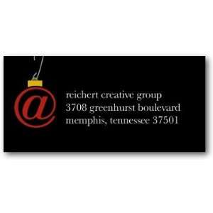 Business Holiday Address Labels   At Ornament By Shd2 