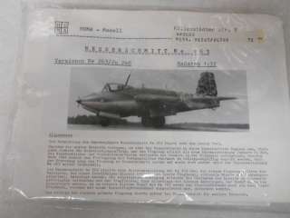Huma 1/72 Early Bagged Kits Messerschmitt Me 263  