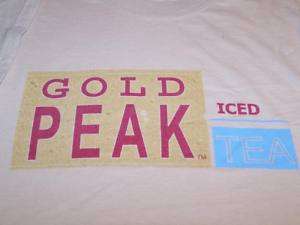 GOLD PEAK ICED TEA Promotional Advertising T Shirt   XL  