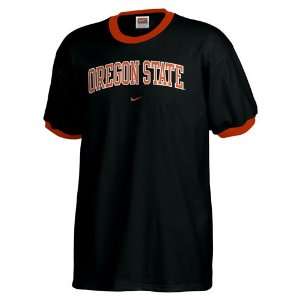  Nike Oregon State Beavers Black Classic Ringer T shirt 