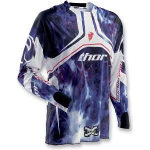  Thor S12 Flux Jersey Smoke Small