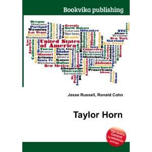  Taylor Horn Ronald Cohn Jesse Russell Books