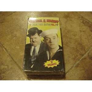  LAUREL & HARDY COLLECTORS EDITION VOLUME 1 AND 2 2 VHS VIDEOS 