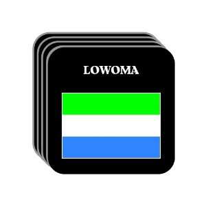 Sierra Leone   LOWOMA Set of 4 Mini Mousepad Coasters