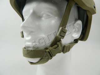   Crye Precision AirFrame Helmet Sz LARGE 3 Hole SOCOM NVG Tan Ops Core