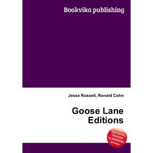  Goose Lane Editions Ronald Cohn Jesse Russell Books