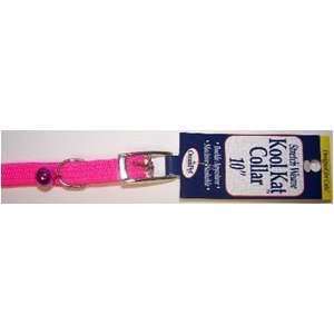    Therapet Stretch Cat Collar 10 Inch Neon Pink