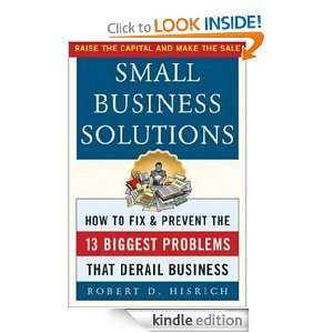 Small Business Solutions Robert D Hisrich  Kindle Store