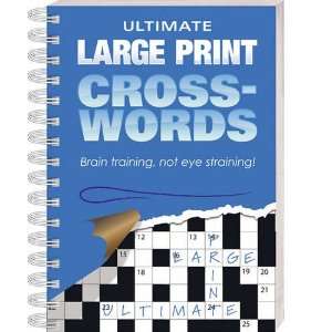  Ultimate Large Print Crosswords: Blue (9781741854695 