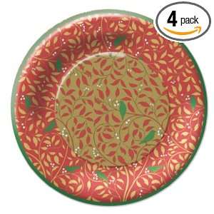  Ideal Home Range 8 Inch Paper Plates, Willow Birds Pattern 