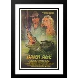 Dark Age 32x45 Framed and Double Matted Movie Poster   Style A   1987