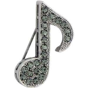  Music Note Swarovski Crystal Musical Pin Brooch Jewelry