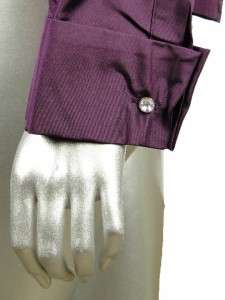   Silk Taffeta Long Sleeve Neck Tie Bow Blouse Assorted Sizes  