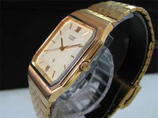 Vintage 1985 CITIZEN Quartz watch [CQ] Rectangle  