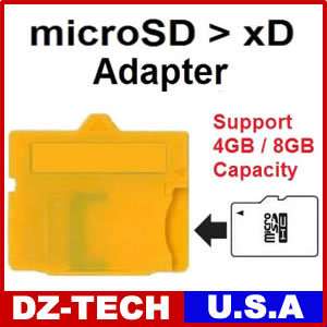 MASD 1 MicroSD TF to OLYMPUS XD Picture Card Adapter  