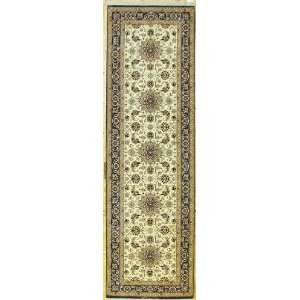    2x8 Hand Knotted Isfahan Persian Rug   27x86