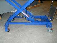  Capacity Hydraulic Scissor Lift Cart 63 L x 32 W CART 1000 LD  