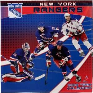  New York Rangers 2009 Team Calendar