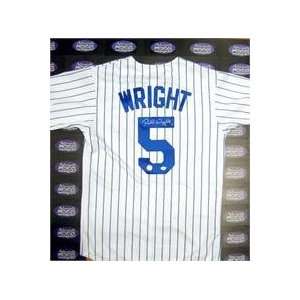 David Wright autographed Baseball Jersey (New York Mets):  