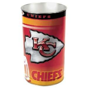  Kansas City Chiefs NFL Tapered Wastebasket (15 Height 