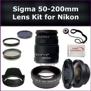 High Performance Telephoto Zoom Lens Kit For Nikon D3000, D3100, D5000 
