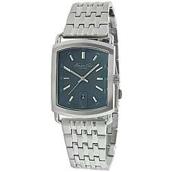 Kenneth Cole Mens Blue Dial Stainless Steel Watch  Overstock