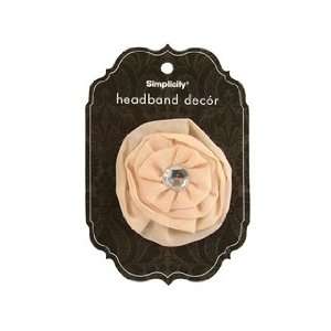  Simplicity Headband Decor Flower Cabbage Rose Beauty