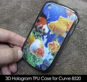 3D Hologram TPU Case for Blackberry Curve 8520 8530  