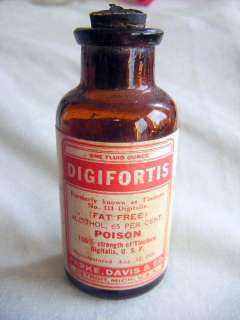 1925 labeled poison DigifortisParke.Davis Orange see  