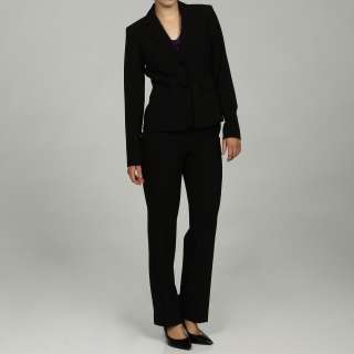 Calvin Klein Womens Petite Black Pant Suit  Overstock