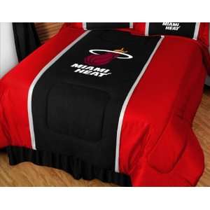 Miami Heat Sideline Bedding Comforter Cover  Sports 