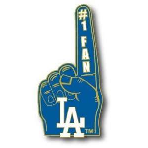  Los Angeles Dodgers #1 Fan Pin: Sports & Outdoors