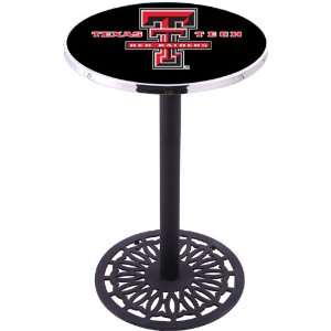  Texas Tech University Pub Table with 213 Style Base