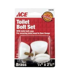  5 each Ace Toilet Bolt Set With Caps (053011)