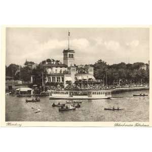   Vintage Postcard Unlenhorst Ferry Hamburg Germany: Everything Else