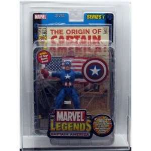  Marvel Legends Series 1 Captain America AFA 85 Sealed in 