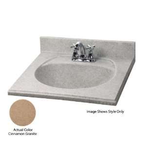   Cinnamon Granite Cultured Marble Vanity Top OL49226S4 Toys & Games