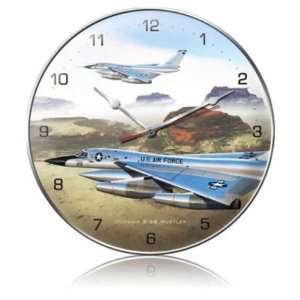    Convair B 58 Vintage Metal Clock Military Air Force