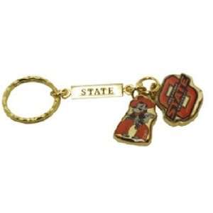   Oklahoma State University Keychain Metal Charms Case Pack 48 Sports